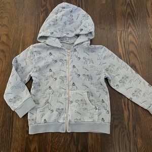 Ice Cream Castles Kids Gray zip hoodie sz 4T